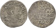 Polen Posen Dreigröscher Sigismund III., 1587-1632 -