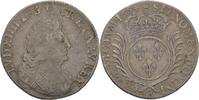 Frankreich Paris 1/4 Ecu Ludwig XIV., 1643-1715 -