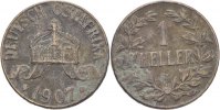 Deutsch Ostafrika 1 Heller Wilhelm II. -
