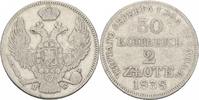 Russland Polen 30 Kopeke 2 Zloty Nikolaus I., 1825-1855 -