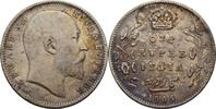 British India Rupee Edward VII., 1901-1910. -