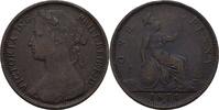 Großbritannien Penny Victoria, 1837-1901. -