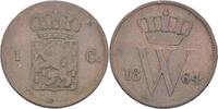Niederlande 1 Cent Wilhelm III. -