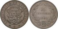 Luxemburg 10 Centimes Wilhelm III. von Niederlande -