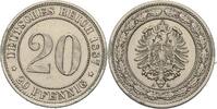 Kaiserreich 20 Pfennig Wilhelm I. -