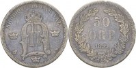 Schweden 50 Öre Oscar II. -