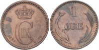 Dänemark 1 Öre Christian IX. -