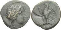 Bronze 287-278 Sizilien Syrakus Hiketas, 287-278  Schrötlingsfehler, ss  85,00 EUR  +  5,00 EUR shipping