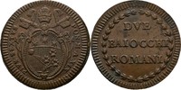 Vatikan Rom 2 Baiocchi Pius VI. 1775-1799