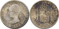 Spanien 50 Centimos Alfonso XIII., 1886-1931 -