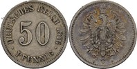 Kaiserreich 50 Pfennig Wilhelm I., 1861-88 -