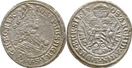 RDR Habsburg Schlesien Breslau 3 Kreuzer Joseph I., 1705-1711