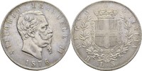 Italien 5 Lira Viktor II. Emanuel, 1861-1878 -