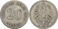 Kaiserreich 20 Pfennig Wilhelm I., 1861-88 -