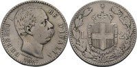 Italien 2 Lire Umberto I., 1878-1900 -