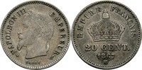 Frankreich 20 Centimes Napoleon III., 1852-70 -
