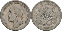 Schweden Krona Oscar II., 1872-1907 -