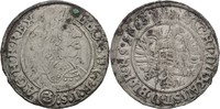 RDR Schlesien Breslau 3 Kreuzer Leopold I., 1657 - 1705 -