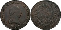 RDR Böhmen Prag 6 Kreuzer Franz II./I., 1792 - 1835 -