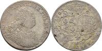 Sachsen Dresden 1/6 Taler Friedrich August II., 1733-1763 -