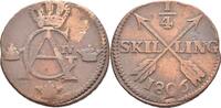 Schweden 1/4 Skilling Gustav IV. Adolf -