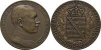 Sachsen Medaille Friedrich August III. -