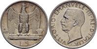 Italien 5 Lire Vittorio Emanuele III., 1900-46 -