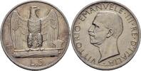 Italien 5 Lire Vittorio Emanuele III., 1900-46 -
