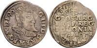 Polen Posen Dreigröscher Trojak Sigismund III. 1587-1632 -