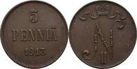 Russland 5 Penniä Nikolaus II., 1894-1917 -