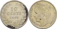 Niederlande 10 Cents Wilhelmina, 1890-1948 -