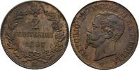 Italien Milano 2 Centesimi Viktor Emanuel II., 1861-1878 -