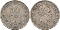 Italien Milano 50 Centesimi Viktor Emanuel II. -