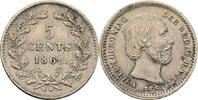 Niederlande 5 Cents Wilhelm III., 1849-1890 -
