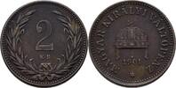 Österreich Ungarn Kremnitz 2 Filler Franz Joseph I., 1848-1916 -