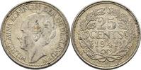 Niederlande 25 Cents Wilhelmina, 1890-1948 -