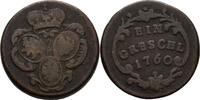 RDR Böhmen 1 Gröschel 1760 Maria Theresia, 1740-1780 VF