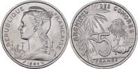 Frankreich Francaise 5 Francs 1964 Comores fast pr&auml;gefrisch 17.32 US$  +  11.55 US$ shipping