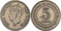 Malaya 5 Cent 1950 Georg ss 13.86 US$  +  11.55 US$ shipping