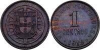 Portugal Portuguesa 1 Centavo 1918 vz+ 12.70 US$  +  11.55 US$ shipping