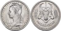 Frankreich Francaise Madagaskar 1 Francs 1958 pr&auml;gefrisch 101.43 元  ＋  78.02 元 运费