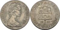 Gibraltar 1 Crown 1967 Elizabeth II., vz 15.01 US$  +  11.55 US$ shipping