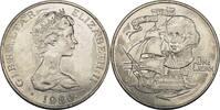 Gibraltar 1 Crown 1980 Elizabeth II., vz 13.86 US$  +  11.55 US$ shipping