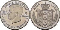 Niue 5 Dollars 1988 John F, Kennedy pr&auml;gefrisch 85.82 元  ＋  78.02 元 运费