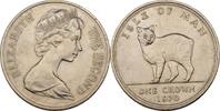 Isle Of Man 1 Crown 1970 Elizabeth II., fast pr&auml;gefrisch 93.63 元  ＋  78.02 元 运费