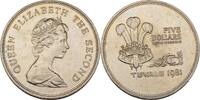 Tuvalu 5 Dollars 1981 Elizabeth II., fast pr&auml;gefrisch 101.43 元  ＋  78.02 元 运费