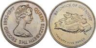 Guernesey 25 Pence 1977 Elizabeth II., vz+ 93.63 元  ＋  78.02 元 运费