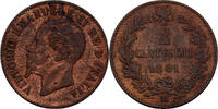 Italien 2 Centesimi 1861 Vittorio Emaneule III., ss-/ss 62.42 元  ＋  78.02 元 运费