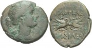 Bronz 317 - 289 Sizilien Syrakus 317-289.  Zeit des Agathokles.  100,00 EUR + 5,00 EUR nakliye