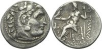  Drachme 299 - 296 Könige von Thrakien Kolophon Lysimachos, 305 - 281  ss  120,00 EUR  +  5,00 EUR shipping